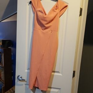 Peach Pencil Women's Dress